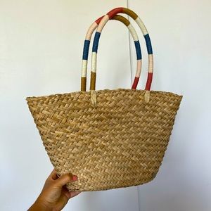NWOT Billabong Straw Handbag